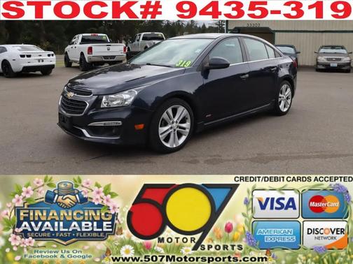 Blue Ray Metallic 2015 Chevrolet Cruze LTZ