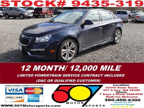 2015 Chevrolet Cruze LTZ