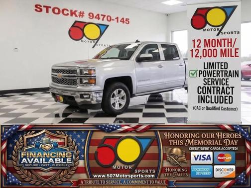 Silver Ice Metallic 2015 Chevrolet Silverado 1500 1LT