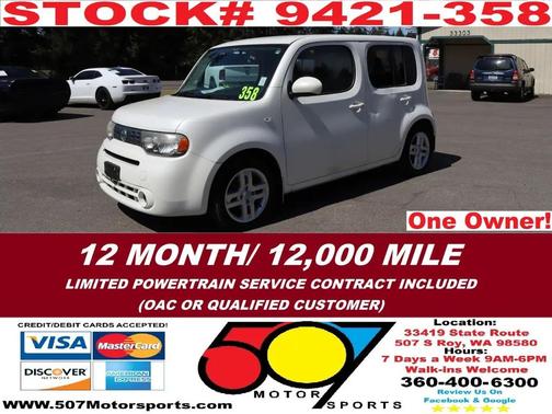 Pearl White 2012 Nissan Cube 1.8 SL