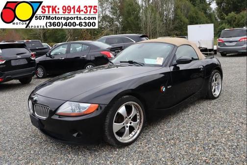 Black 2003 BMW Z4 3.0i Roadster
