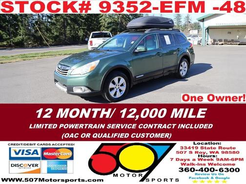 2010 Subaru Outback 2.5 i Limited