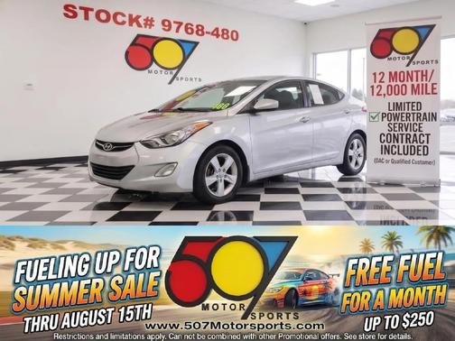 Silver 2012 Hyundai ELANTRA Limited