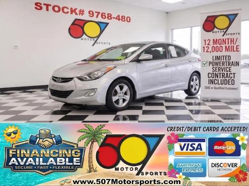 Silver 2012 Hyundai ELANTRA Limited