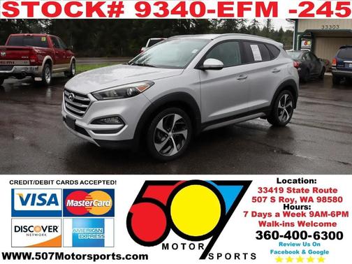 Molten Silver 2017 Hyundai TUCSON Sport