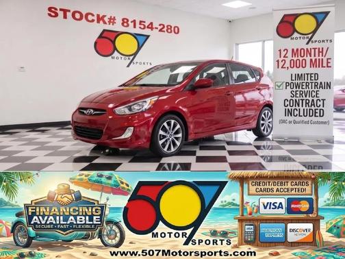 Boston Red Metallic 2015 Hyundai Accent Sport