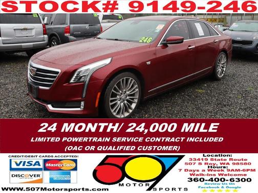 2017 Cadillac CT6 3.0L Twin Turbo Premium Luxury