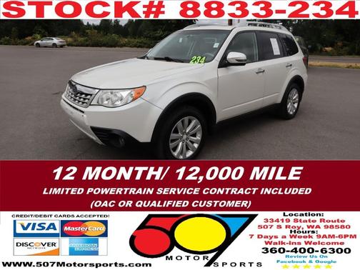 2011 Subaru Forester 2.5 X Limited