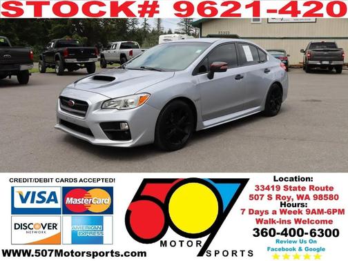 Ice Silver Metallic 2016 Subaru WRX Base