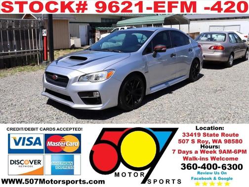 Ice Silver Metallic 2016 Subaru WRX Base