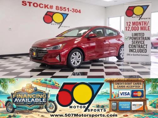 Red 2020 Hyundai ELANTRA SE