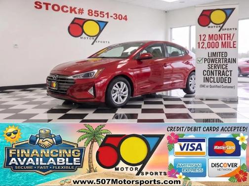 Red 2020 Hyundai ELANTRA SE