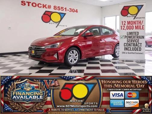 Red 2020 Hyundai ELANTRA SE