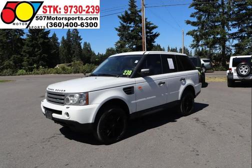 White 2007 Land Rover Range Rover Sport HSE