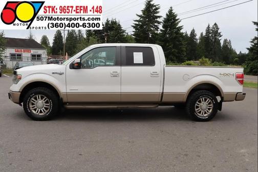 White 2013 Ford F-150 King Ranch
