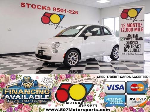 Bianco (White) 2017 FIAT 500 Pop