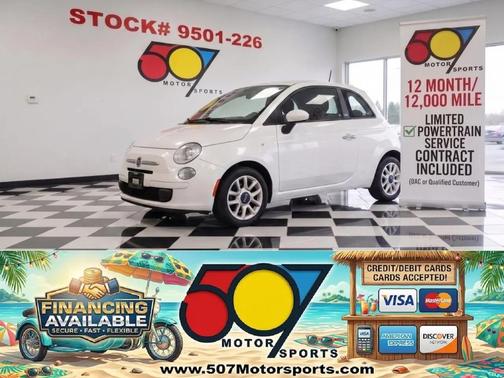 Bianco (White) 2017 FIAT 500 Pop
