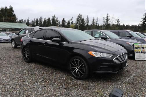 Shadow Black 2017 Ford Fusion S