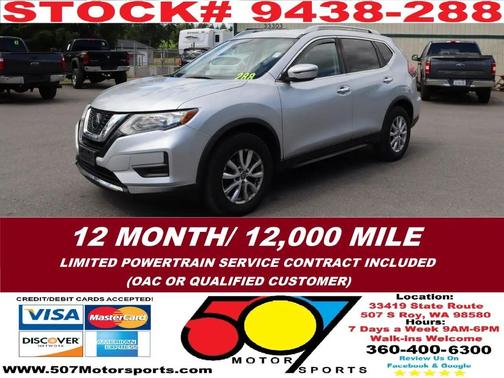 Brilliant Silver Metallic 2020 Nissan Rogue SV