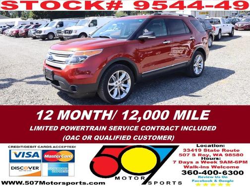 Ruby Red Metallic Tinted Clearcoat 2014 Ford Explorer XLT