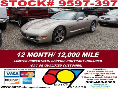 Beige 1999 Chevrolet Corvette Base