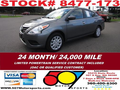 2017 Nissan Versa 1.6 SV