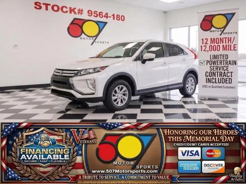 Pearl White 2019 Mitsubishi Eclipse Cross ES