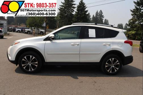 Blizzard Pearl 2015 Toyota RAV4 Limited