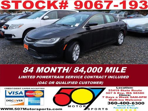 2016 Chrysler 200 LX