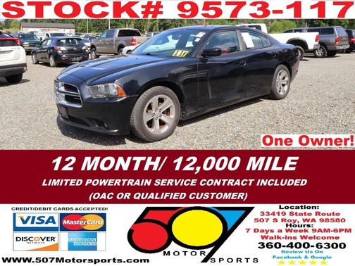 Black 2011 Dodge Charger Base