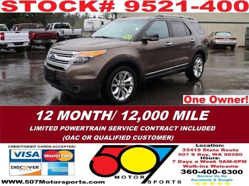Brown 2015 Ford Explorer XLT