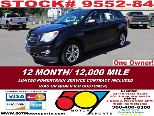 Black 2014 Chevrolet Equinox LS