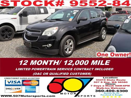 Black 2014 Chevrolet Equinox LS