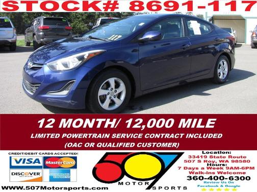2014 Hyundai ELANTRA Limited