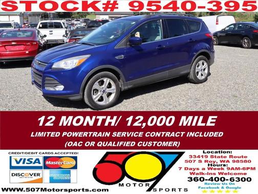 Deep Impact Blue 2013 Ford Escape SE