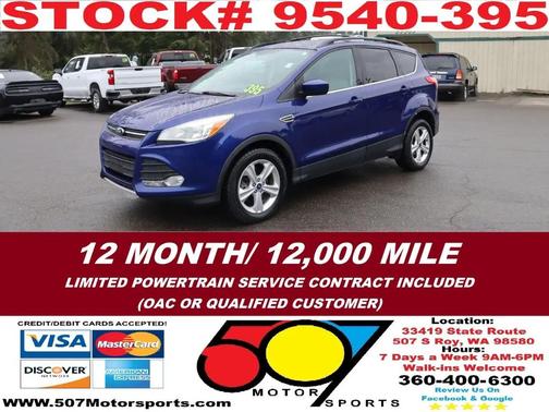 Deep Impact Blue 2013 Ford Escape SE
