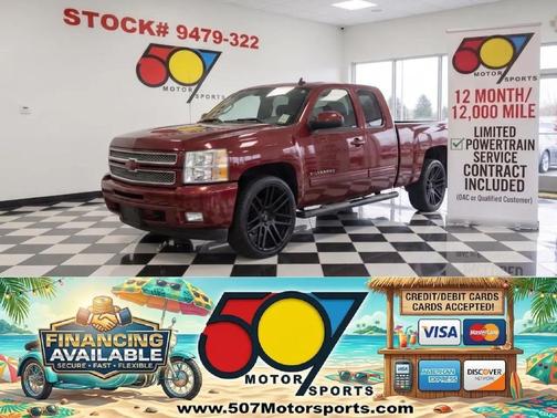 Burgundy 2013 Chevrolet Silverado 1500 LT