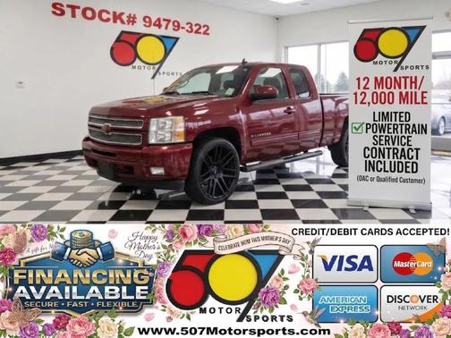 Burgundy 2013 Chevrolet Silverado 1500 LT