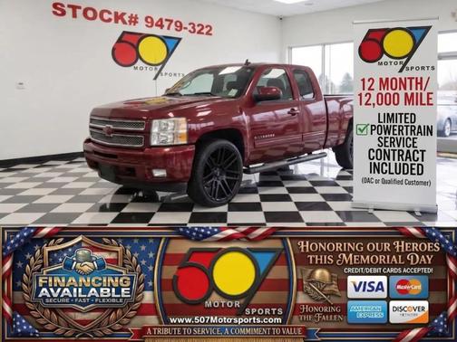 Burgundy 2013 Chevrolet Silverado 1500 LT