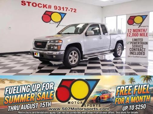 Pure Silver Metallic 2012 GMC Canyon Work Truck