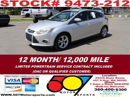 Ingot Silver Metallic 2013 Ford Focus SE