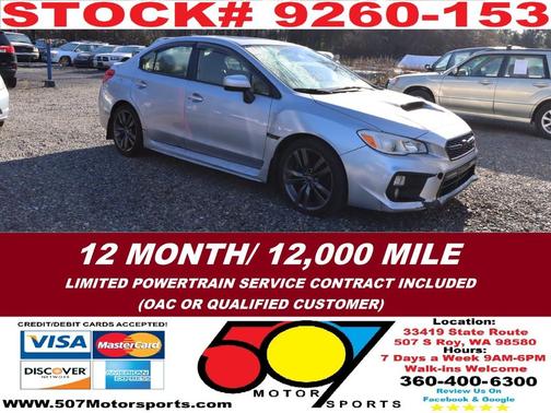 2016 Subaru WRX Premium