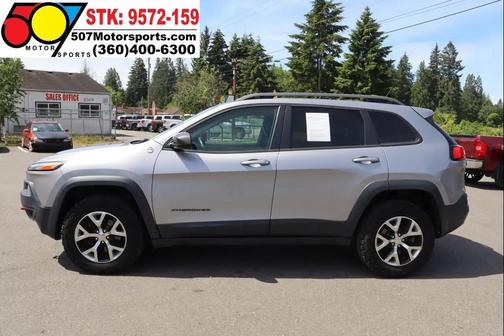 Billet Silver Metallic Clearcoat 2015 Jeep Cherokee Trailhawk