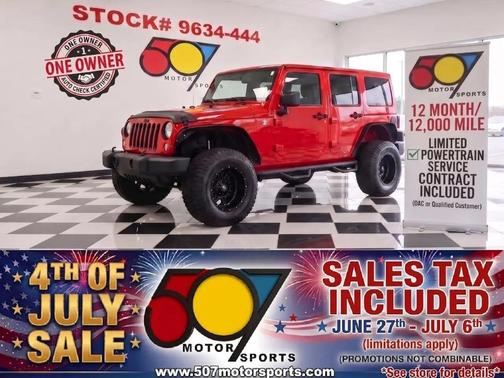 Firecracker Red Clear Coat 2015 Jeep Wrangler X