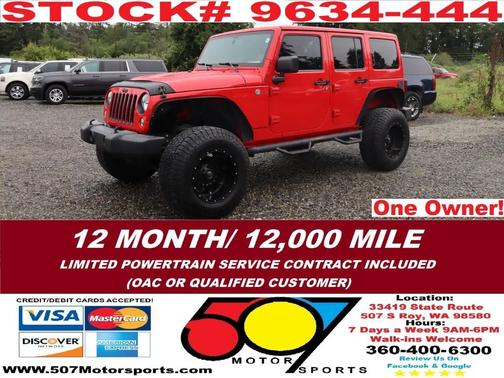 Firecracker Red Clear Coat 2015 Jeep Wrangler X
