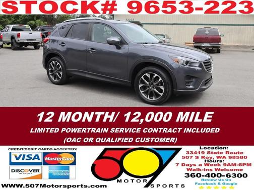 Meteor Gray Mica 2016 Mazda CX-5 Grand Touring