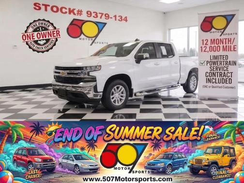 White 2019 Chevrolet Silverado 1500 LT