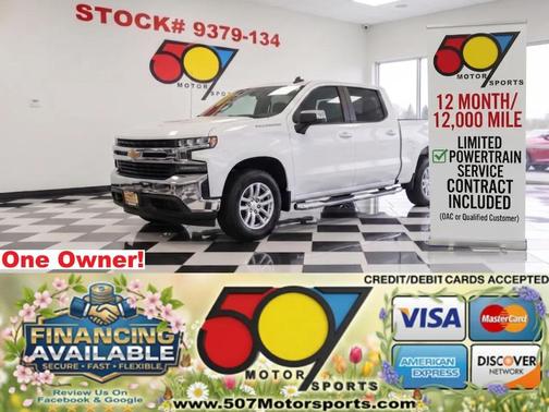 White 2019 Chevrolet Silverado 1500 LT