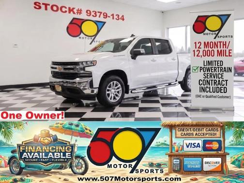 White 2019 Chevrolet Silverado 1500 LT