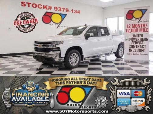 White 2019 Chevrolet Silverado 1500 LT